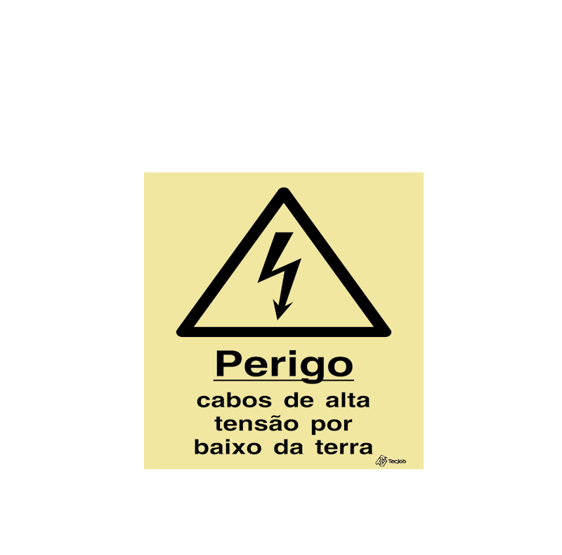 Sinalética Perigo Cabos de Alta Tensão por Baixo da Terra – IS0149