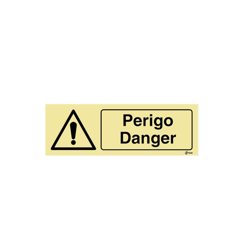 Sinalética Perigo Danger - IS0409