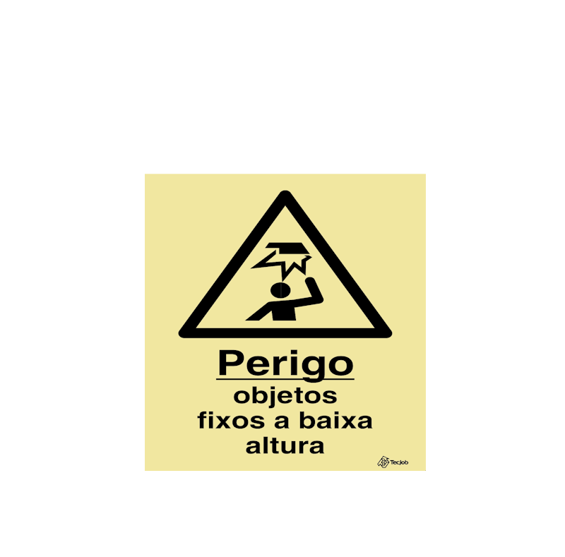Sinalética Perigo Objetos Fixos a Baixa Altura - IS0200