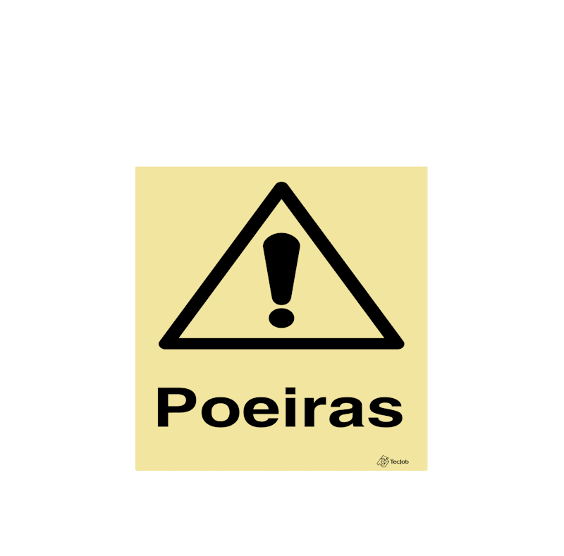 Sinalética Perigo Poeiras - IS0498