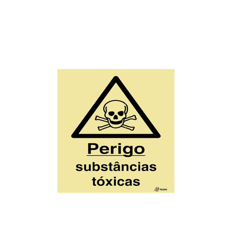 Sinalética Perigo Substâncias Tóxicas - IS0163