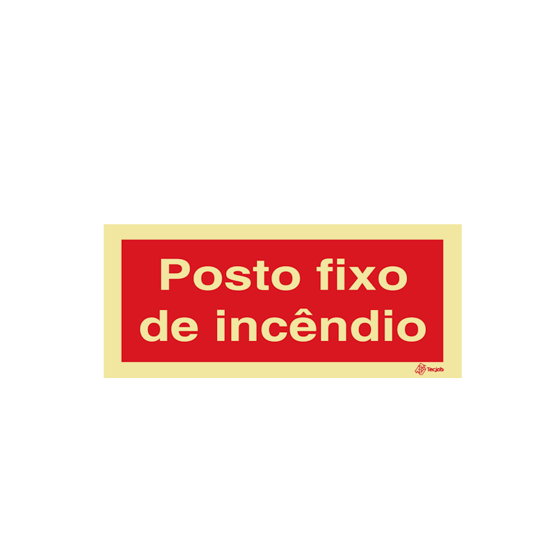 Sinalética Posto Fixo de Incêndio - I0645