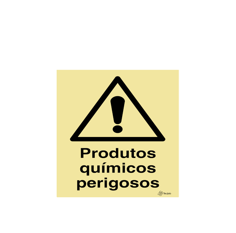 Sinalética Produtos Químicos Perigosos - IS0497