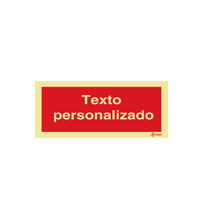 Sinalética Texto Personalizado - I0672