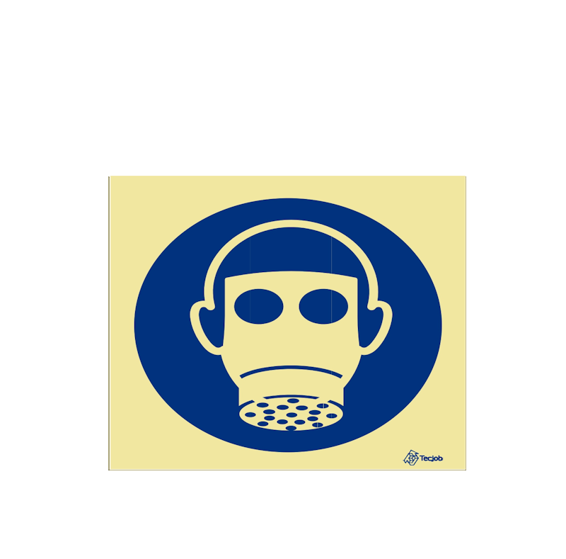 Sinalética Uso Obrigatório de Máscara de Proteção - OB0014