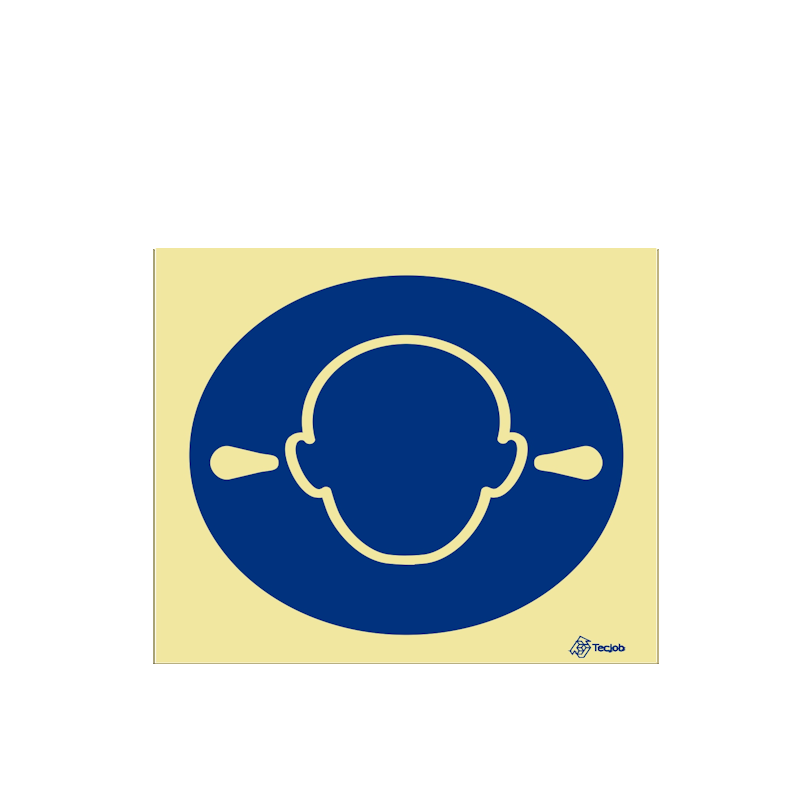 Sinalética Uso Obrigatório De Tampões Auriculares – OB0012