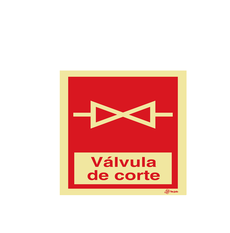 Sinalética Válvula de Corte - I0317