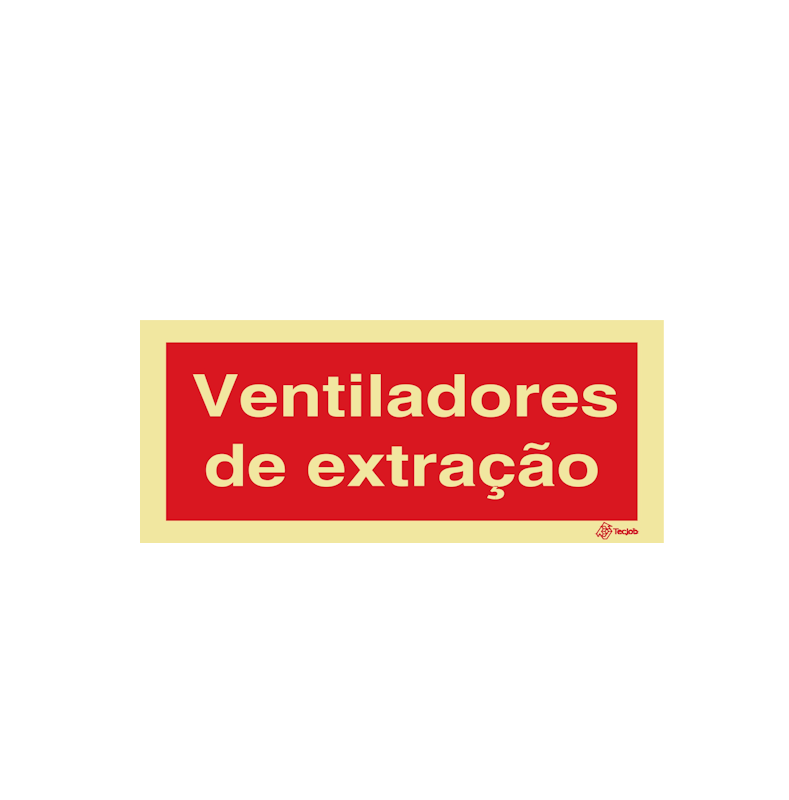 Sinalética Ventiladores de Extração - I0665