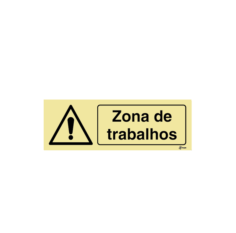 Sinalética Zona de Trabalhos - IS0418